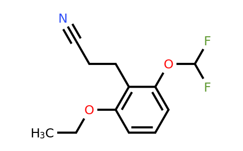 1804149-59-4 | 2-(Difluoromethoxy)-6-ethoxyphenylpropanenitrile