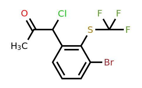 1804149-69-6 | 1-(3-Bromo-2-(trifluoromethylthio)phenyl)-1-chloropropan-2-one