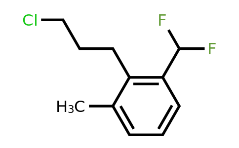 1804151-13-0 | 2-(3-Chloropropyl)-3-(difluoromethyl)toluene