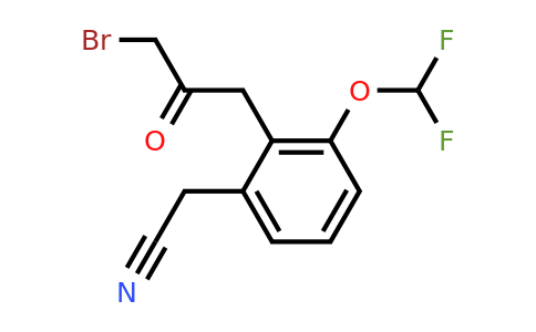 1804151-21-0 | 2-(3-Bromo-2-oxopropyl)-3-(difluoromethoxy)phenylacetonitrile