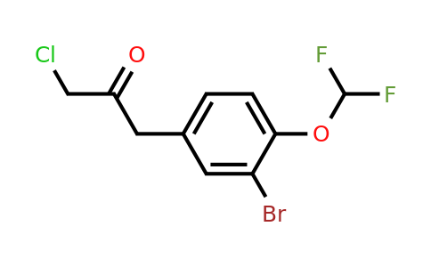 1804151-29-8 | 1-(3-Bromo-4-(difluoromethoxy)phenyl)-3-chloropropan-2-one