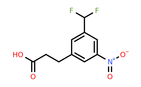 1804151-68-5 | 3-(Difluoromethyl)-5-nitrophenylpropanoic acid