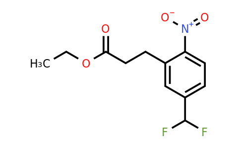 1804151-77-6 | Ethyl 5-(difluoromethyl)-2-nitrophenylpropanoate