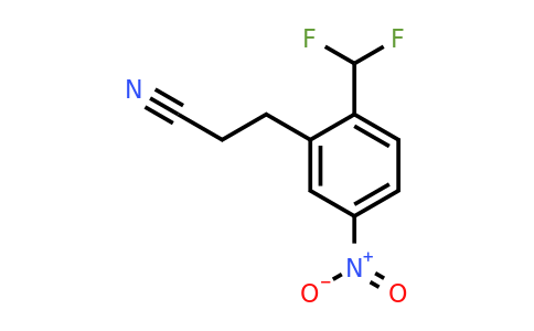 1804151-85-6 | 2-(Difluoromethyl)-5-nitrophenylpropanenitrile