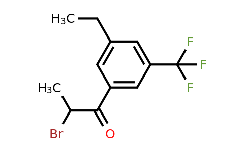 1804153-07-8 | 2-Bromo-1-(3-ethyl-5-(trifluoromethyl)phenyl)propan-1-one
