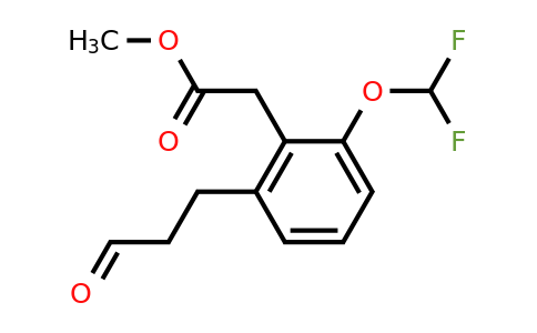 1804154-41-3 | Methyl 2-(difluoromethoxy)-6-(3-oxopropyl)phenylacetate