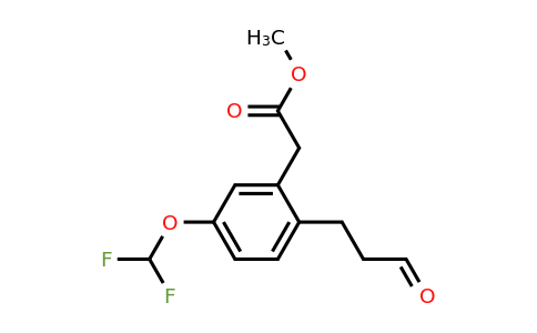 1804154-47-9 | Methyl 5-(difluoromethoxy)-2-(3-oxopropyl)phenylacetate