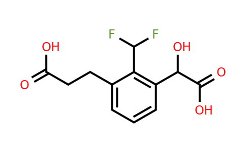 1804154-88-8 | 3-(2-Carboxyethyl)-2-(difluoromethyl)mandelic acid