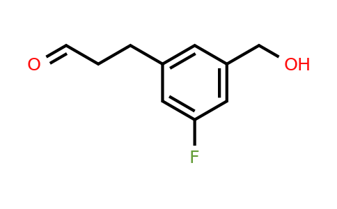1804155-07-4 | 3-(3-Fluoro-5-(hydroxymethyl)phenyl)propanal