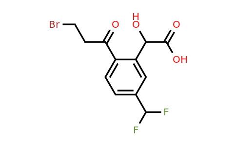 1804155-45-0 | 2-(3-Bromopropanoyl)-5-(difluoromethyl)mandelic acid