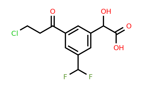 1804155-67-6 | 3-(3-Chloropropanoyl)-5-(difluoromethyl)mandelic acid