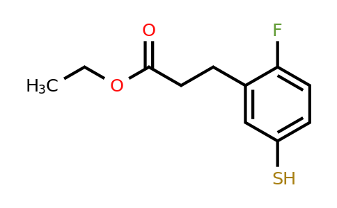 1804155-70-1 | Ethyl 2-fluoro-5-mercaptophenylpropanoate