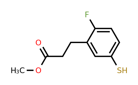 1804155-74-5 | Methyl 2-fluoro-5-mercaptophenylpropanoate