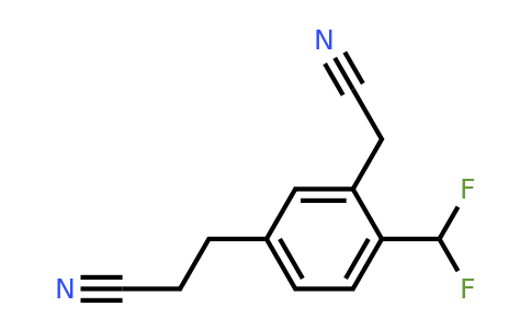 1804155-90-5 | 5-(2-Cyanoethyl)-2-(difluoromethyl)phenylacetonitrile