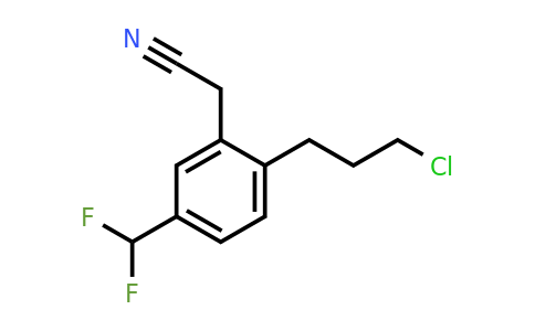 1804155-96-1 | 2-(3-Chloropropyl)-5-(difluoromethyl)phenylacetonitrile