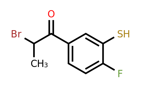 1804156-07-7 | 2-Bromo-1-(4-fluoro-3-mercaptophenyl)propan-1-one
