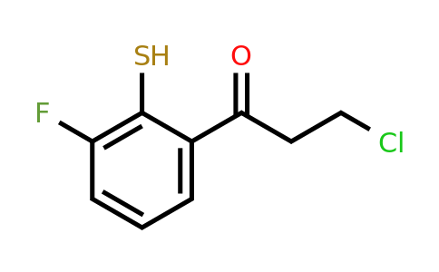 1804156-17-9 | 3-Chloro-1-(3-fluoro-2-mercaptophenyl)propan-1-one