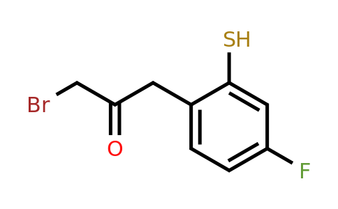 1804156-22-6 | 1-Bromo-3-(4-fluoro-2-mercaptophenyl)propan-2-one