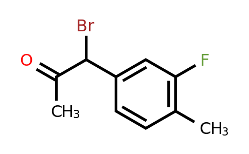 1804156-37-3 | 1-Bromo-1-(3-fluoro-4-methylphenyl)propan-2-one