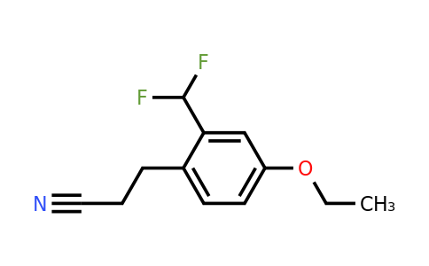 1804157-08-1 | 2-(Difluoromethyl)-4-ethoxyphenylpropanenitrile