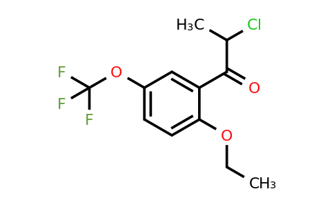 1804157-22-9 | 2-Chloro-1-(2-ethoxy-5-(trifluoromethoxy)phenyl)propan-1-one