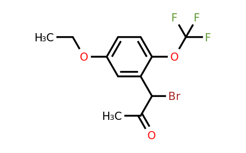 1804157-38-7 | 1-Bromo-1-(5-ethoxy-2-(trifluoromethoxy)phenyl)propan-2-one