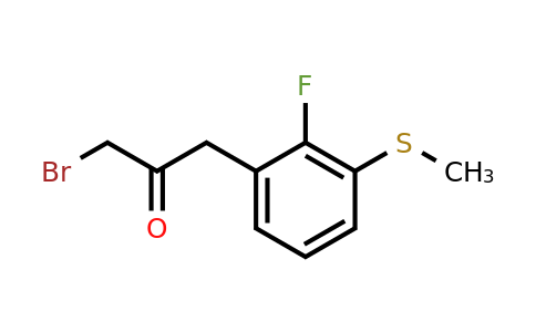 1804157-56-9 | 1-Bromo-3-(2-fluoro-3-(methylthio)phenyl)propan-2-one