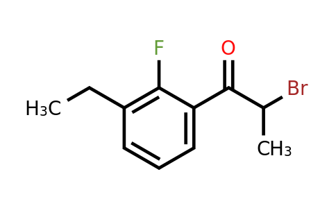 1804157-65-0 | 2-Bromo-1-(3-ethyl-2-fluorophenyl)propan-1-one
