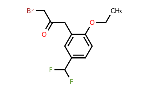 1804157-72-9 | 1-Bromo-3-(5-(difluoromethyl)-2-ethoxyphenyl)propan-2-one