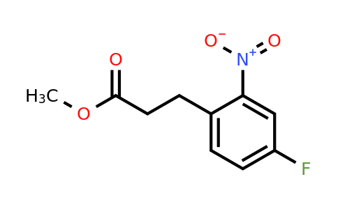 1804157-76-3 | Methyl 4-fluoro-2-nitrophenylpropanoate