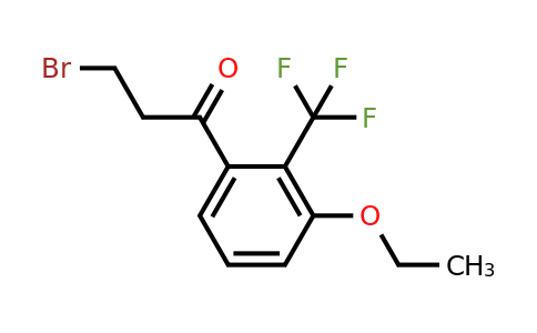 1804157-91-2 | 3-Bromo-1-(3-ethoxy-2-(trifluoromethyl)phenyl)propan-1-one