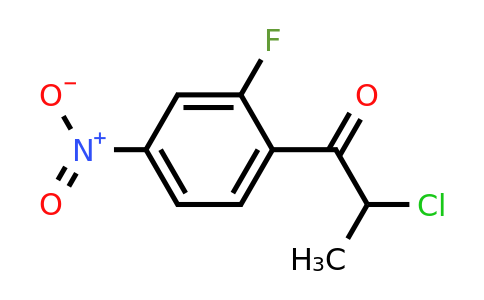 1804157-94-5 | 2-Chloro-1-(2-fluoro-4-nitrophenyl)propan-1-one