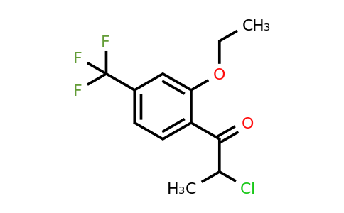 1804157-98-9 | 2-Chloro-1-(2-ethoxy-4-(trifluoromethyl)phenyl)propan-1-one