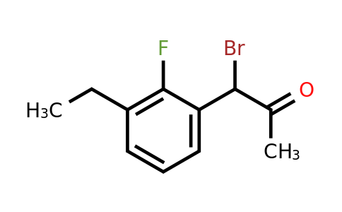 1804158-09-5 | 1-Bromo-1-(3-ethyl-2-fluorophenyl)propan-2-one