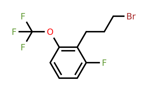 1804158-21-1 | 1-(3-Bromopropyl)-2-fluoro-6-(trifluoromethoxy)benzene