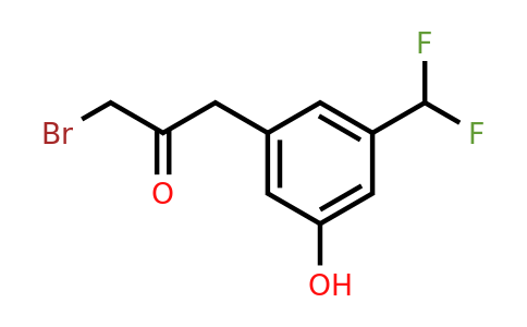1804159-39-4 | 1-Bromo-3-(3-(difluoromethyl)-5-hydroxyphenyl)propan-2-one