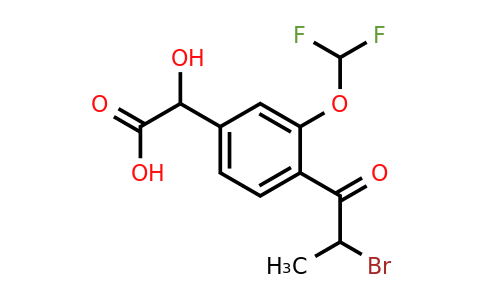 1804159-49-6 | 4-(2-Bromopropanoyl)-3-(difluoromethoxy)mandelic acid