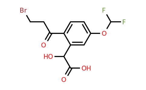 1804159-54-3 | 2-(3-Bromopropanoyl)-5-(difluoromethoxy)mandelic acid