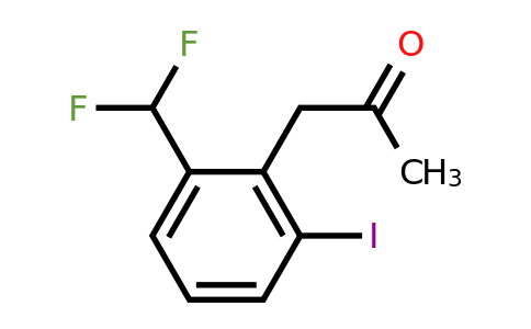 1804159-61-2 | 1-(2-(Difluoromethyl)-6-iodophenyl)propan-2-one