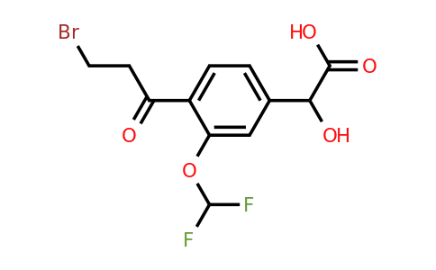 1804159-62-3 | 4-(3-Bromopropanoyl)-3-(difluoromethoxy)mandelic acid