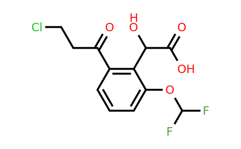 1804159-84-9 | 2-(3-Chloropropanoyl)-6-(difluoromethoxy)mandelic acid