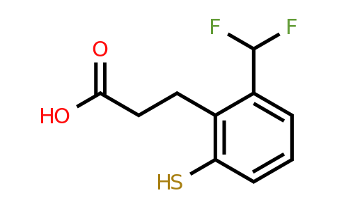 1804159-87-2 | 2-(Difluoromethyl)-6-mercaptophenylpropanoic acid