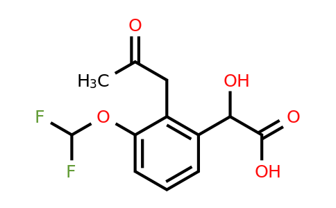 1804159-90-7 | 3-(Difluoromethoxy)-2-(2-oxopropyl)mandelic acid