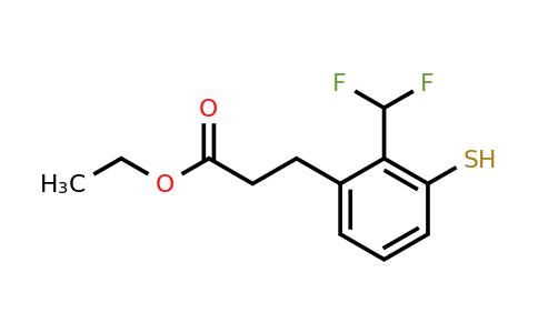 1804159-92-9 | Ethyl 2-(difluoromethyl)-3-mercaptophenylpropanoate