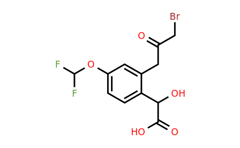 1804159-95-2 | 2-(3-Bromo-2-oxopropyl)-4-(difluoromethoxy)mandelic acid