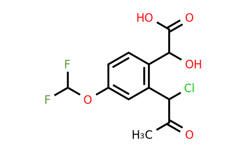 1804159-98-5 | 2-(1-Chloro-2-oxopropyl)-4-(difluoromethoxy)mandelic acid