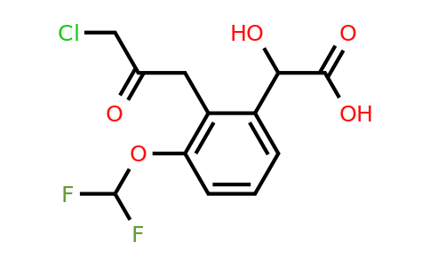 1804160-04-0 | 2-(3-Chloro-2-oxopropyl)-3-(difluoromethoxy)mandelic acid