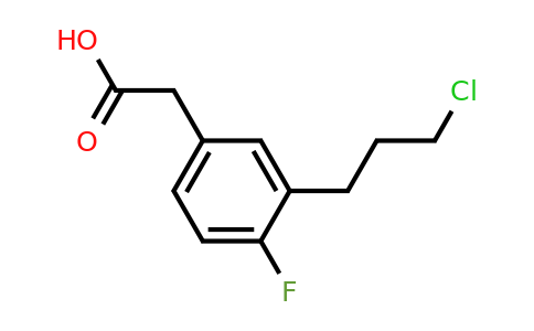 1804160-36-8 | 3-(3-Chloropropyl)-4-fluorophenylacetic acid