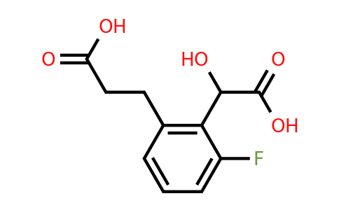 1804160-42-6 | 2-(2-Carboxyethyl)-6-fluoromandelic acid