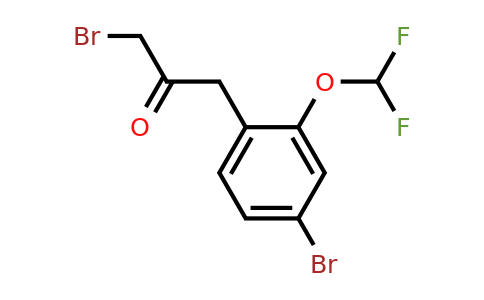 1804160-48-2 | 1-Bromo-3-(4-bromo-2-(difluoromethoxy)phenyl)propan-2-one